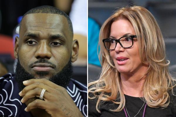 LeBron James and Lakers owner Jeanie Buss